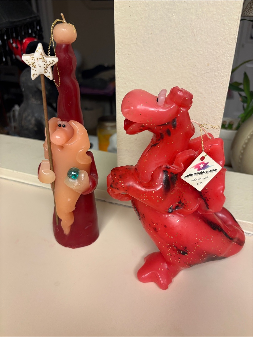 Northern Lights Company candles dragon and Merlin New